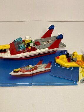 LEGO Town Blaze Responder 6429 99% Complete With Instructions + Minifigures